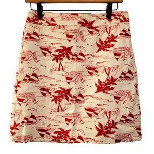 Talbots, NWT, A-Line Skirt, Sail Away Theme, Lined, Women's sz 2, L- 18.5 Inches